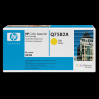 Original Genuine HP 503A Yellow (Q7582A) Printer Toner for HP CLJ 3800, 3800dn, 3800dtn, 3800n, CP3505, CP3505dn, CP3505N Printer